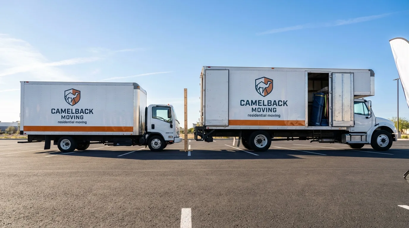 Moving truck size capacity guide in Los Angeles